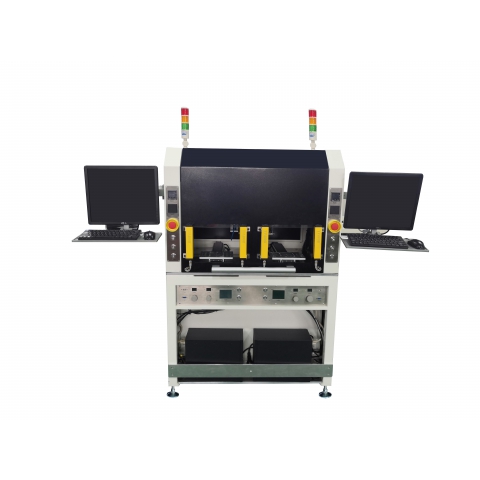 雙Y軸雙工作平臺，雙閥體六軸點膠機(jī)