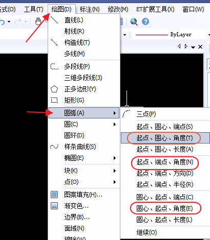 CAD角度与弧度转换