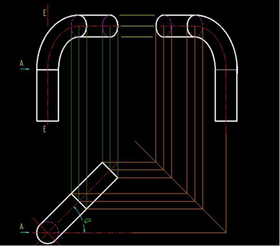 用CAD画物件剖面图的操作方法