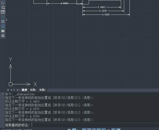 CAD中如何創(chuàng)建標注基線尺寸