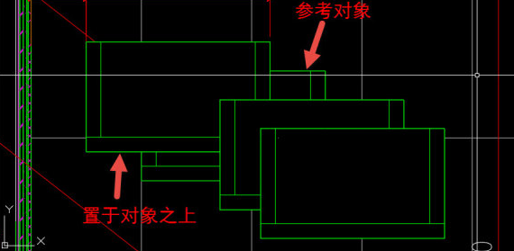 CAD中如何将图形前置和后置