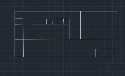 cad怎么画厂房的线条平面图?