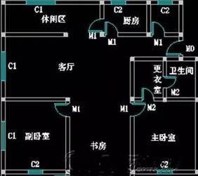 CAD如何按照步骤绘制户型图