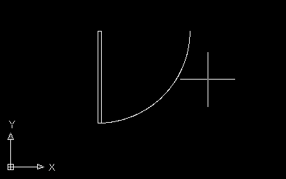 CAD怎么绘制双扇门的平面图