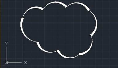 CAD使用修订云线命令绘图的方法