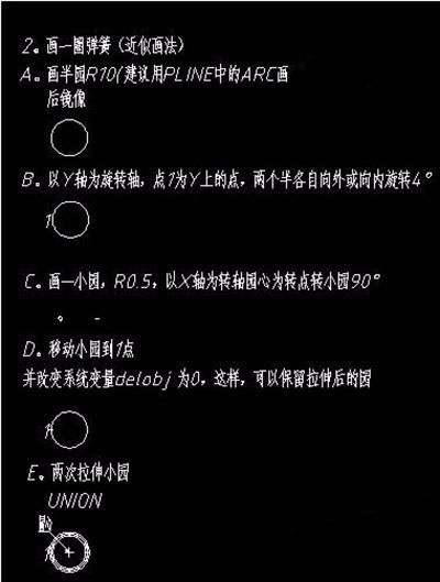 CAD怎么画一条曲线弹簧