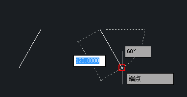 CAD等边梯形的画法