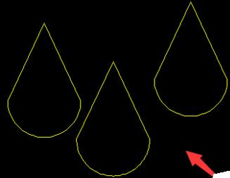 怎樣在CAD中快速繪制水滴？