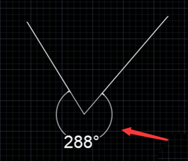 CAD如何標注鈍角度數？