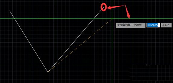 CAD標注大于180°角的方法