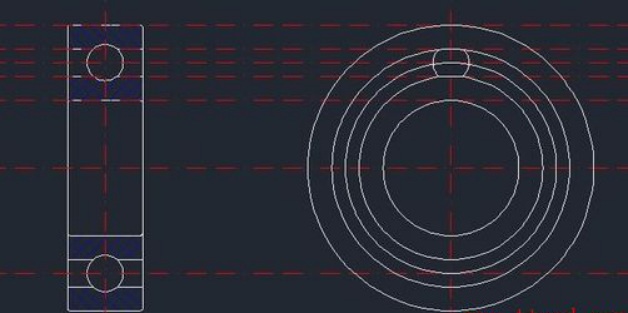 CAD绘制深沟球轴承的步骤