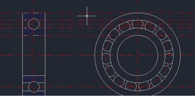 CAD绘制深沟球轴承的步骤